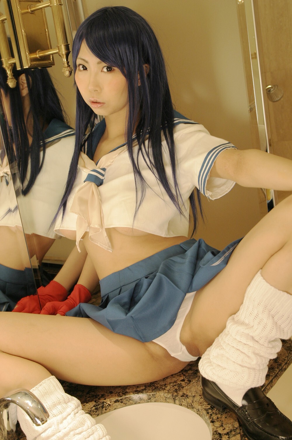 [Cosplay]  Ikkitousen - Big Boobs Kanu Unchou PART 3